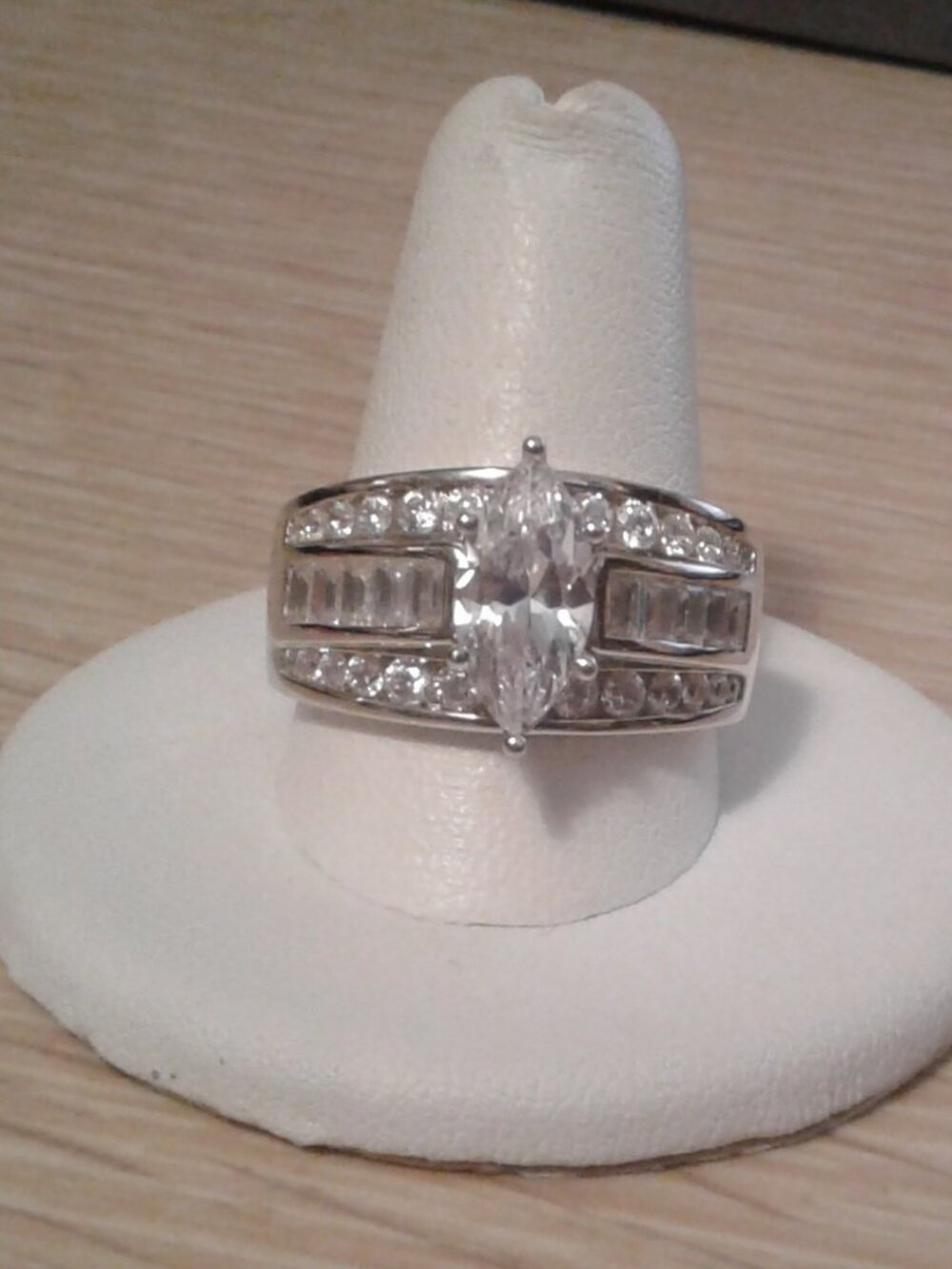 DOCOT3 Bella Luce CZ Center Design/Bridal Ring 3.46ctw. Sz.10 LNC